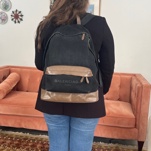 Balenciaga BackPack Bag  Black Canvas - Picture 2 of 16